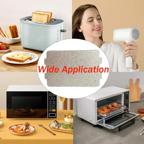 Miniatura 4 de 10 piezas de horno de microondas rebanada de mica, cubierta de guía de ondas, hoja de mica universal, parte de reparación de horno de microondas