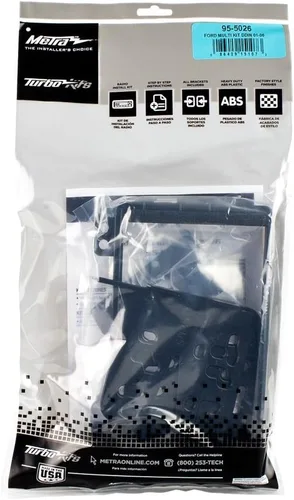 Miniatura 2 de Metra 95-5026 Kit de instalación doble DIN para vehículos Ford, Lincoln y Mercury seleccionados de 2001 en adelante, color negro