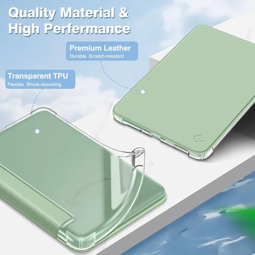 Miniatura 4 de Fintie Funda delgada para Kindle de 6 pulgadas (11ª generación - versión 2024/2022), ultra transparente, suave, flexible, transparente, cubierta