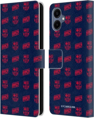 Miniatura 187 de Head Case Designs Funda de piel con licencia oficial del FC Barcelona Barca Crest Graphics para Samsung Galaxy A06 4G