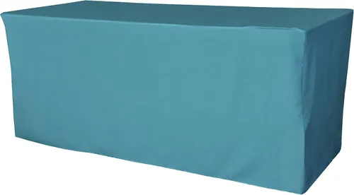 Miniatura 7 de LA Linen Mantel ajustable de popelina de poliéster, 96.2 in de largo x 30.0 in de ancho x 76.2