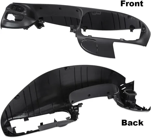 Miniatura 8 de CHEDA Bisel de tablero negro compatible con Ford F150 1997-2003/compatible con Ford Expedition 1997-2003