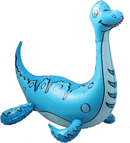 Miniatura 17 de Globos de dinosaurio de pie con diseño de tiranosaurio para fiesta de cumpleaños, baby shower. Kit de decoración de suministros inflables