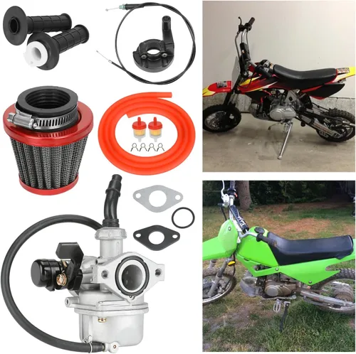 Miniatura 4 de YOXUFA PZ19 Carburador 19mm Carburador para 110 cc 125 cc 50 cc 70 cc Pit Dirt Bike ATV Apollo TaoTao Baja Coolster SSR Xmotos X-Pro Thumpstar