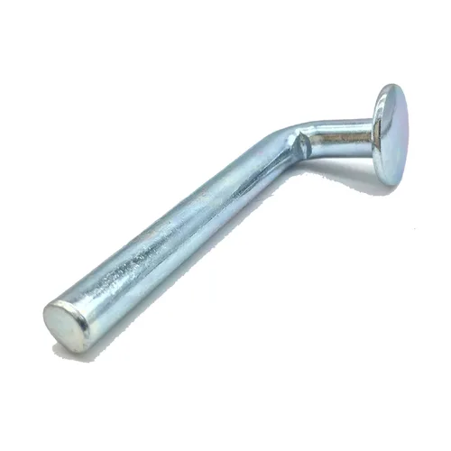 Perno de seguridad para estante de paleta, pasador de caída universal, sombrero redondo Φ ¾″|0.750″ (0.750 in), ancho Φ 0.300″ (0.300 in), altura