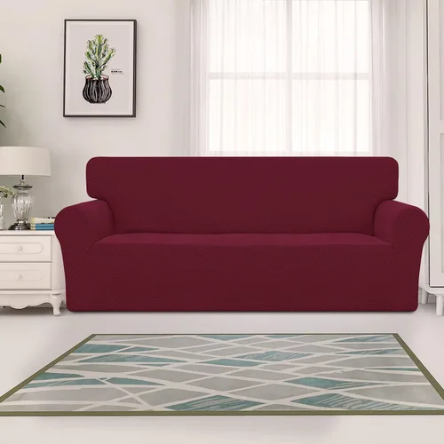 Miniatura 2 de Easy-Going - Funda de sofá de jacquard elástica, funda de sofá suave de 1 pieza, funda de sofá con espumas antideslizantes, protector de muebles