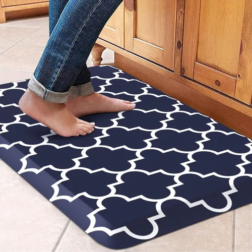 Miniatura 36 de WISELIFE - Tapete antifatiga para piso de 4/5 pulgadas, tapete de cocina antideslizante, impermeable, resistente, ergonómico, cómodo, duradero
