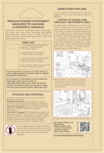 Miniatura 13 de Cebo listo para usar, mata todas las cucarachas, incluida la alemana, inodoro, uso seguro para personas y mascotas, atrayentes naturales colocados