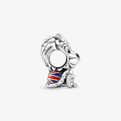 Miniatura 3 de PANDORA Wavy Union Jack León negro rojo y azul