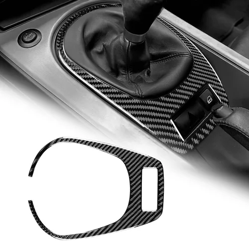 Miniatura 14 de AIRSPEED Fibra de carbono para BMW Z4 E85 E86 2003 2004 2005 2006 2007 2008 cubierta del marco interior de la caja de cambios de la consola central