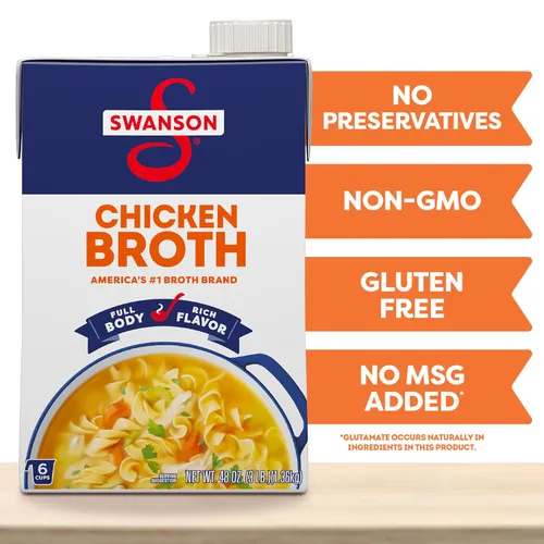 Miniatura 4 de SWANSON S Caldo de pollo 100% natural, cartón de 48 onzas