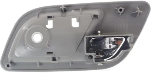 Miniatura 2 de Para Chevy Tahoe Manija de puerta interior trasera lado del conductor Bisel gris con palanca cromada 2007-2014 Trim:All Submodels