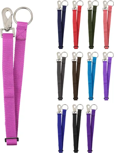 Miniatura 11 de Derby - Correas ajustables resistentes para cubo de agua de caballo (azul rey)
