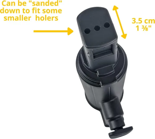 Miniatura 4 de Foretra – Extensión de soporte para paraguas – Extensor se adapta a la mayoría de carritos de golf o carrito de golf Power Cart Soporte de paraguas