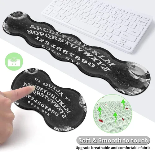 Miniatura 6 de Alfombrilla de mouse para juegos XXL, alfombrilla de escritorio grande Ouija Board Witch extendida, alfombrilla de mouse de goma antideslizante