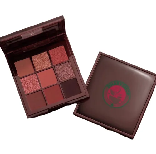 Miniatura 4 de Mini paleta de sombras de ojos - 9 tonos - Ideal para viajar - Colores ricos y ultramezclables con textura aterciopelada Sombra de Ojos (Dhary)