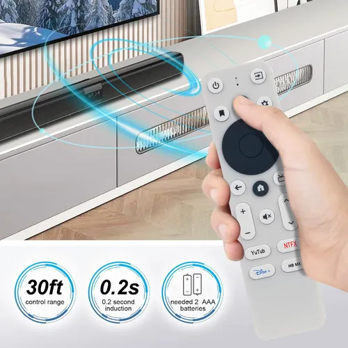 Miniatura 5 de Reemplazo de control remoto de voz compatible con Onn Android TV FHD 4K UHD GEN 2 Stre-Aming Stick Box, y funciona para MECOOL MK2 Smart Box