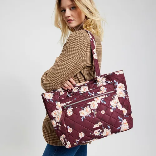 Miniatura 8 de Vera Bradley Bolsa de trabajo de sarga de alto rendimiento para mujer