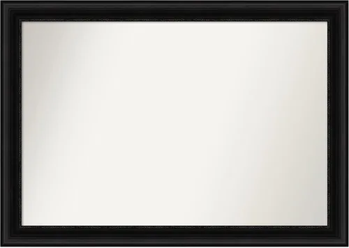 Miniatura 38 de Amanti Art Espejo personalizado, espejo de baño negro puente, espejo de pared o espejo de tocador de baño sobre el fregadero (26 x 26 pulgadas)