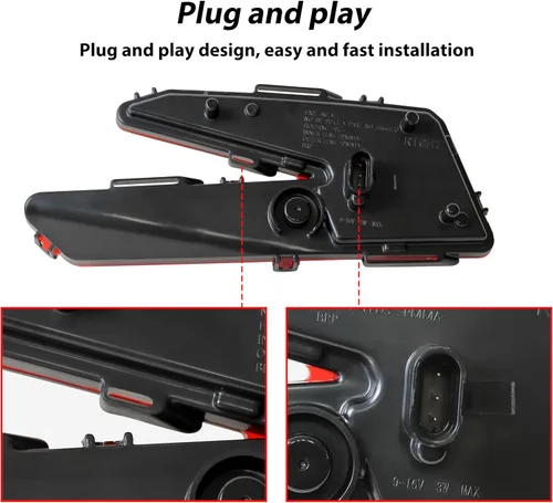 Miniatura 4 de Luces traseras LED para Can Am Maverick X3 XDS XRS Max Turbo R 2017-2025, accesorios de lente roja, luces traseras de freno trasero, kit de montaje