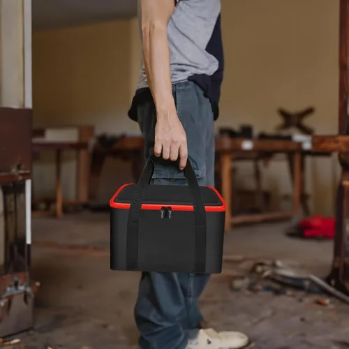 Miniatura 5 de Bolsa de herramientas universal para sierra circular DEWALT 20V MAX de 6.5 pulgadas DCS391B/DCS565B, para Makita XSS02Z 18V Sierra Circular, solo