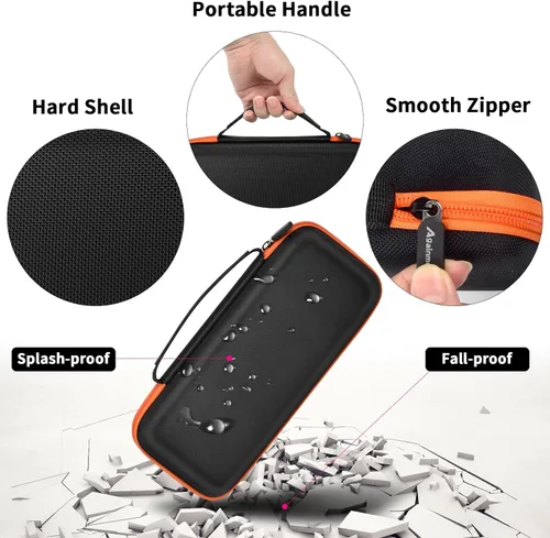 Miniatura 4 de Funda compatible con HIPOM/para inflador de neumáticos Hajomel, compresor de aire portátil, bolsa de almacenamiento de bomba de aire