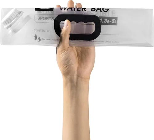 Miniatura 7 de 24/7 BAGS Paquete de 4 bolsas plegables para contenedores de agua de 1.3 galones/5 litros, resistente con asas de transporte, caminatas, viajes