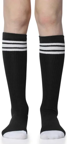 Miniatura 2 de 3 pares de calcetines juDanzy hasta la rodilla para niños o niñas para fútbol, baloncesto, uniforme y uso diario