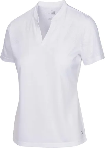 Miniatura 2 de Three Sixty Six Womens Collarless Golf Polo Shirt - Dry Fit, Breathable, Compression Golf Tops