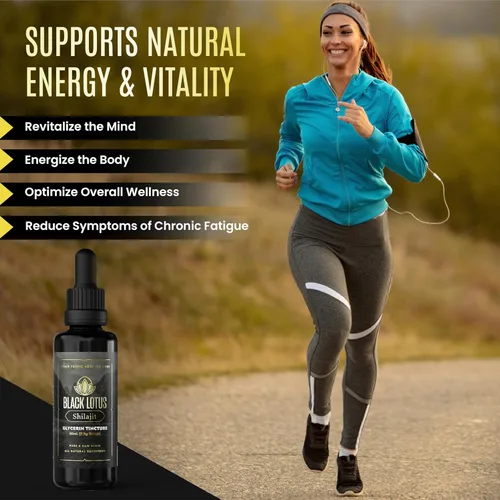 Miniatura 4 de Black Lotus - Tintura líquida de resina Shilajit pura, 1.7 fl oz, 100% Shilajit natural puro para hombres y mujeres con aminoácidos, 175 mg de ácido