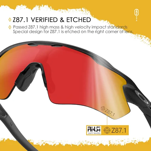 Miniatura 22 de Lentes de repuesto ANSI Z87.1 para gafas de sol Oakley M2 Frame OO9212