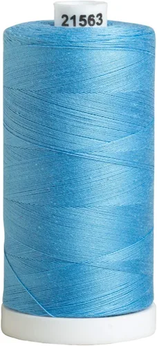 Miniatura 46 de Connecting Threads Hilo de coser 100% algodón, carrete de 1200 yardas (azul almirante)