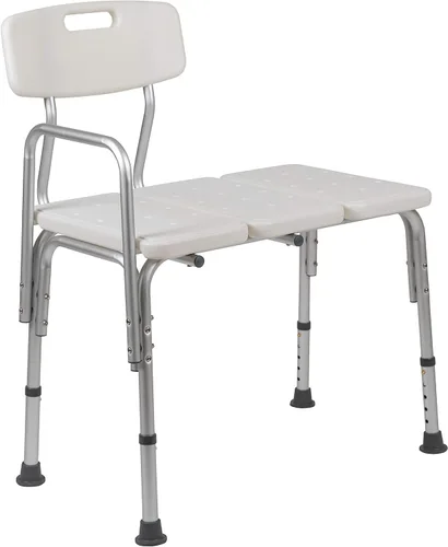 Miniatura 16 de Flash Furniture serie HERCULES - Silla para ducha, montaje rápido sin herramientas Blanco