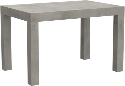 Miniatura 5 de Mobili Fiver, Primera mesa extensible, 47.2(78.7) x 31.5 pulgadas, efecto hormigón, gris, fabricada en Italia Efecto gris concreto