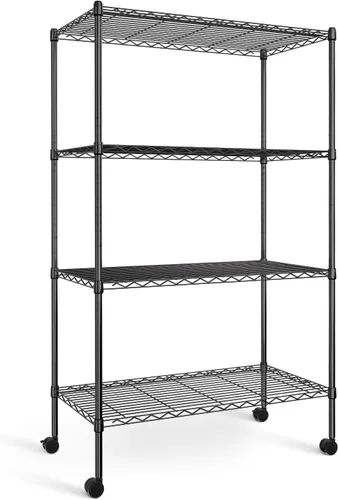 Miniatura 16 de Simple Deluxe - Estantería de almacenamiento resistente de 5 niveles, capacidad de carga de 1250 libras, 29.92" de ancho x 13.98" de profundidad x