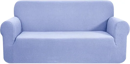 Miniatura 16 de CHUN YI - Funda elástica de 1 pieza para sillón grande, funda protectora suave de Jacquard con elastano, detalle de cuadros y parte inferior