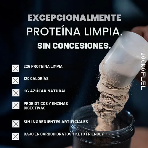 Miniatura 4 de Jocko Fuel Mölk Proteína de Suero en Polvo 22g Mezcla de Fruta del Monje Baja en Azúcar - Recuperación y Crecimiento Muscular, El Empaque Puede