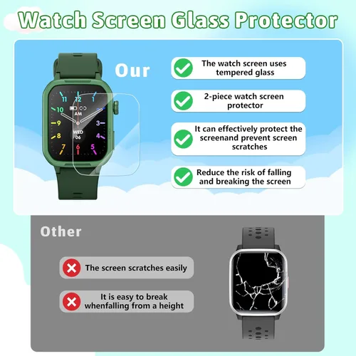 Miniatura 3 de Reloj inteligente para niños para niño y niña, relojes para niños con 19 modos deportivos, frecuencia cardíaca, monitor de sueño, podómetro, reloj