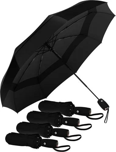 Miniatura 78 de REPEL Windproof Travel Umbrella - Compact & Withstands Winds up to 85MPH , Strongest Premium Auto Folding Umbrella for Rain and Sun - Durable, Light