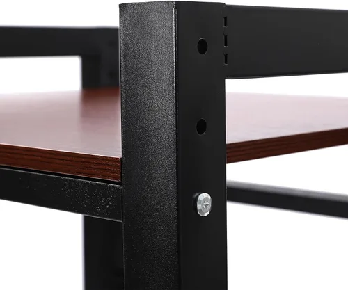 Miniatura 8 de Soporte apilable para lavadora y secadora con estantes ajustables, estante de almacenamiento para lavadora y secadora, ahorro de espacio, kit