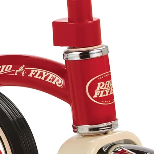 Miniatura 6 de Triciclo con manubrio ajustable Radio Flyer, 10", color rojo clásico, Rojo