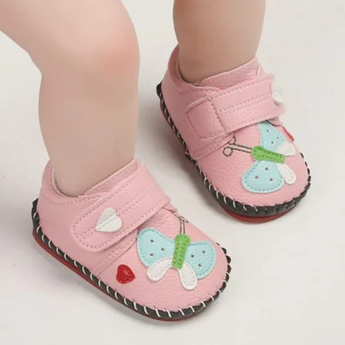 Miniatura 7 de HsdsBebe Zapatos deportivos de piel sintética para bebés, niños y niñas, con suela de goma, primeros pasos, zapatillas de cuna
