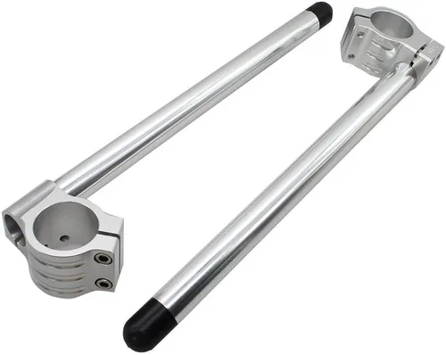 Miniatura 3 de 1.339 in 7/8 "motocicleta aluminio CNC regular tenedor tubo clip en manillar ajuste universal bicicleta Cafe Racer negro