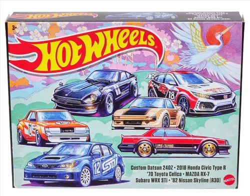 Miniatura 6 de Juego de 6 piezas de modelos fundidos a troquel japoneses por Hot Wheels