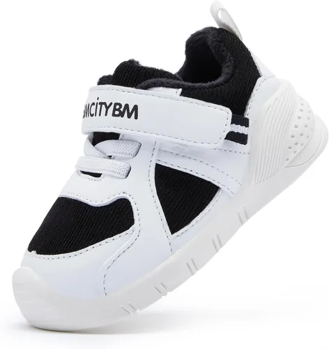 BMCiTYBM Zapatos de bebé para niño y niña, zapatos de invierno cálidos antideslizantes para primeros pasos de 6 a 24 meses