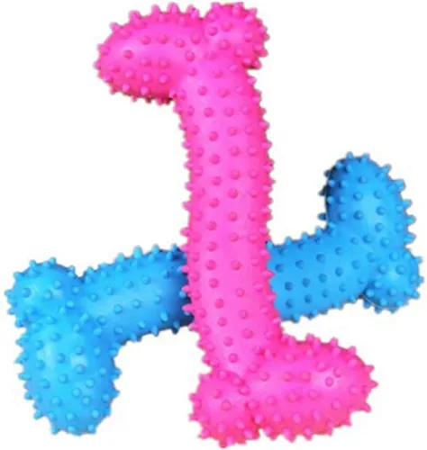 Miniatura 4 de Juguetes masticables para mascotas, resistentes a la mordedura de hueso, perro, cachorro, espina molar, juguete masticable para entrenamiento