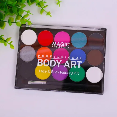 Miniatura 3 de Kits de pinturas faciales y corporales para niños, hipoalergénicas, seguras y no tóxicas, ideales para pintura facial de fiesta de Halloween, fácil
