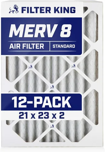 Miniatura 193 de Filter King Filtro de aire de 5.88 x 12.13 x 1 (MERV 8) (paquete de 12) filtros de horno de CA para control de polvo y alergias, fabricados en EE.