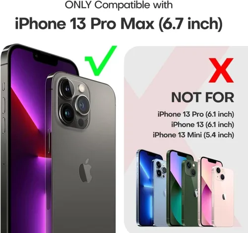 Miniatura 5 de Funda transparente para iPhone 13 Pro Max, funda cruzada para teléfono con correa ajustable de nailon para el cuello, funda suave de policarbonato
