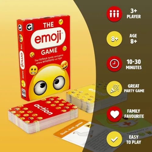 Miniatura 2 de Ginger Fox Juego de cartas de emoji oficial para la familia - Colecciona todas las cartas de emoji en este divertido juego de fiesta
